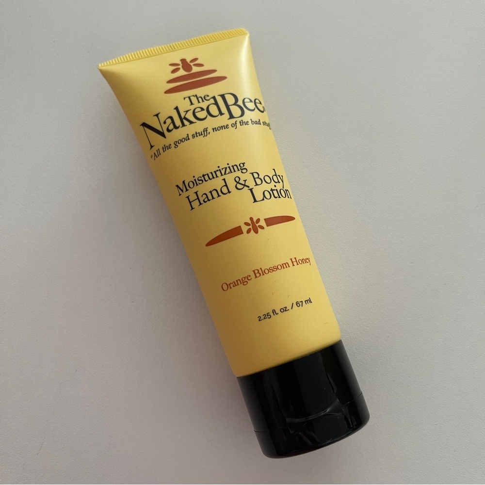 The Naked Bee Moisturizing Hand and Body. Orange Blossom Honey 2.25 fl oz.